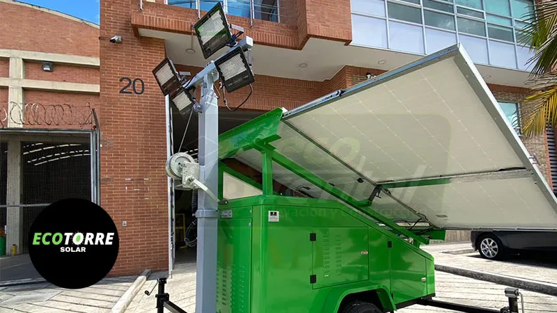 Torres solares moviles, venta, alquiler y renta colombia