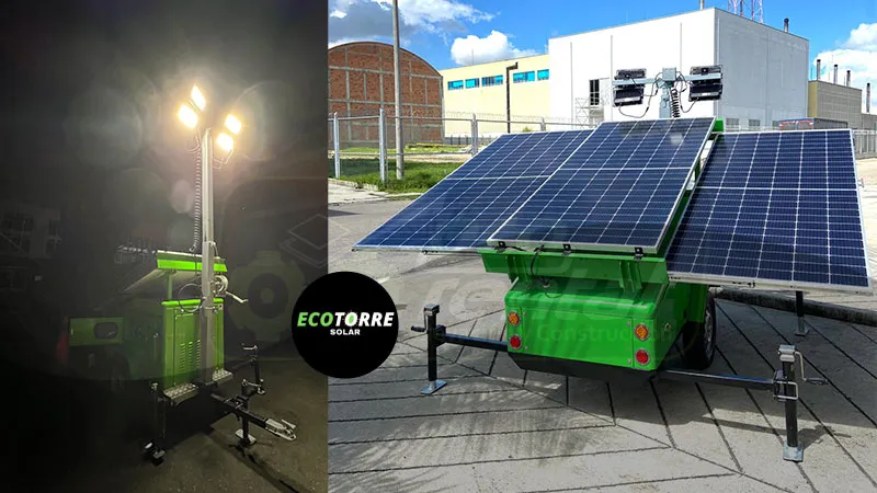 Torres solares moviles, venta, alquiler y renta colombia