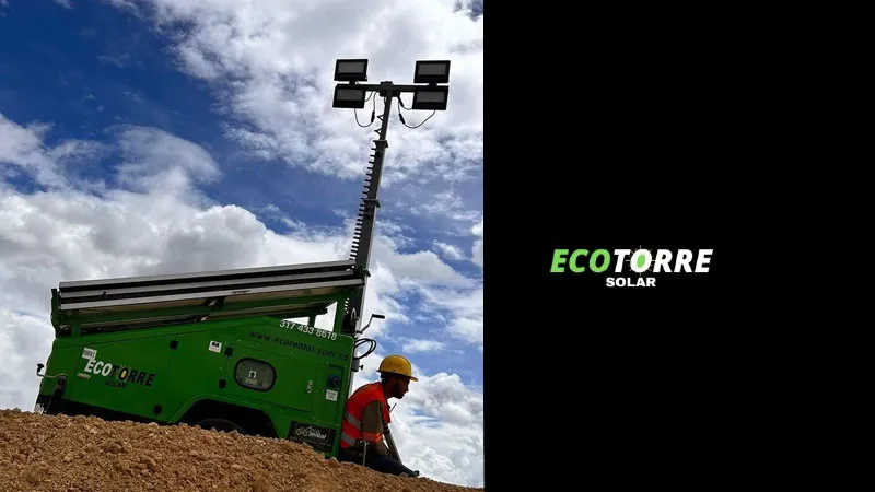 Torres solares moviles, venta, alquiler y renta colombia